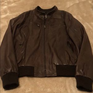 Men’s Dark Brown Italian Leather Jacket